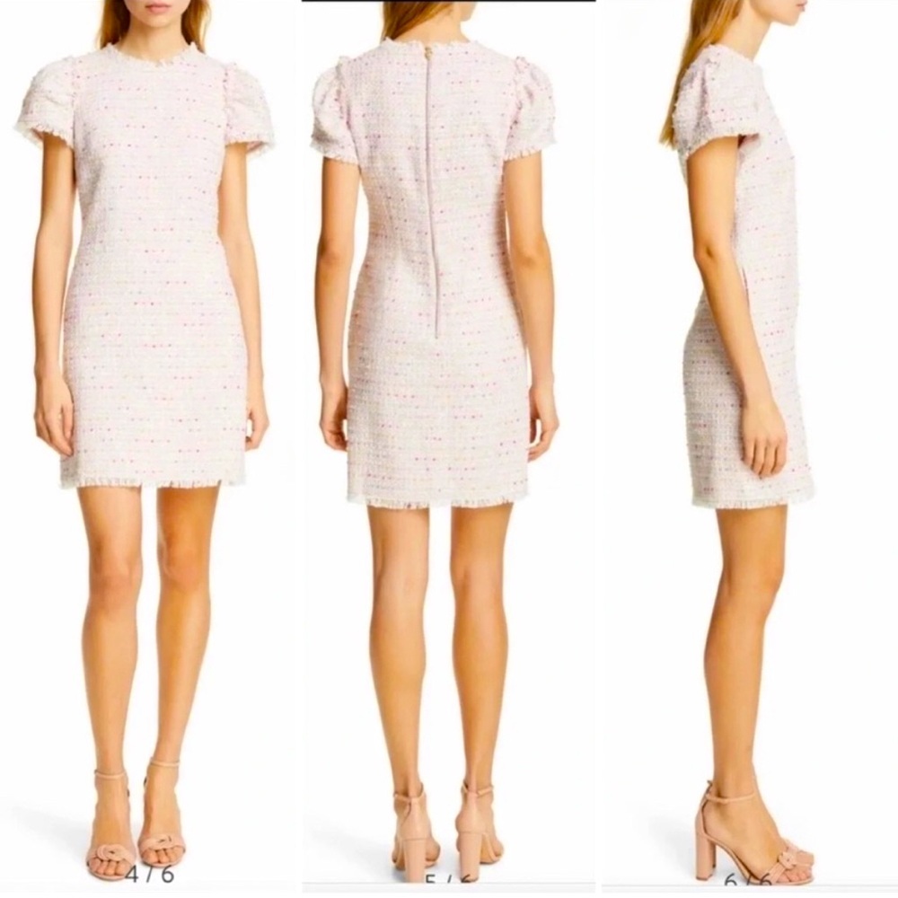 Kate Spade Pink Tweed Dress